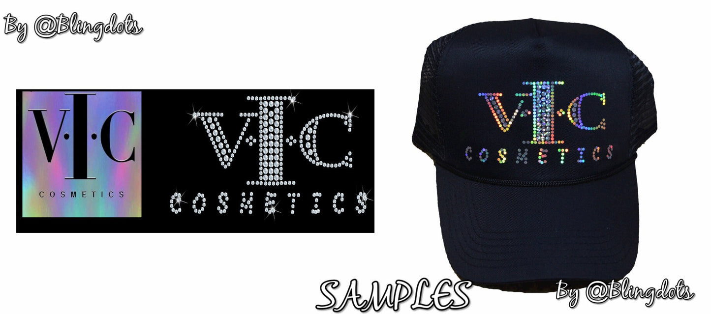 Custom bling cap, Sequins Sparkly Glitter hat, sparkles hat, custom text cap, personalized glitter cap, logo cap, custom bling text cap