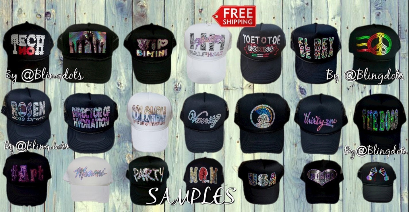 Custom bling cap, Sequins Sparkly Glitter hat, sparkles hat, custom text cap, personalized glitter cap, logo cap, custom bling text cap
