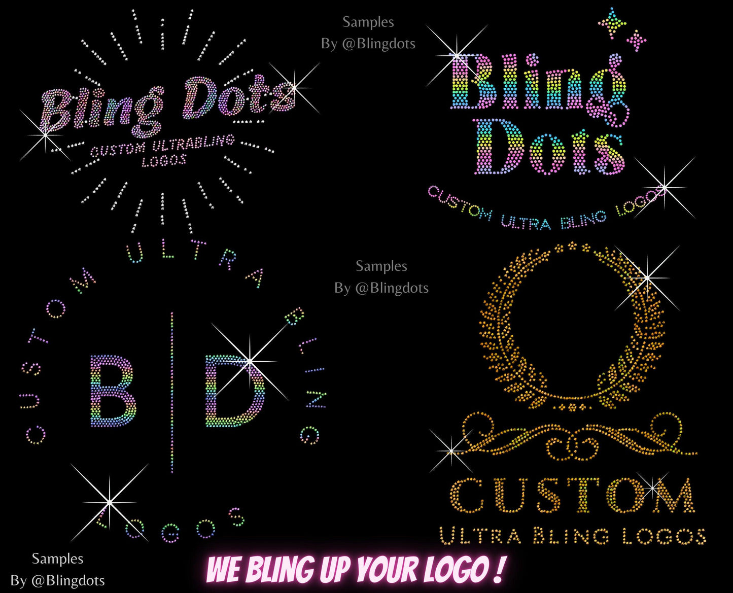 Custom Bling T Shirt Logo Sequin tank top bling personalize design glitter text for business Logotype in Bling team emblem sparking Logo