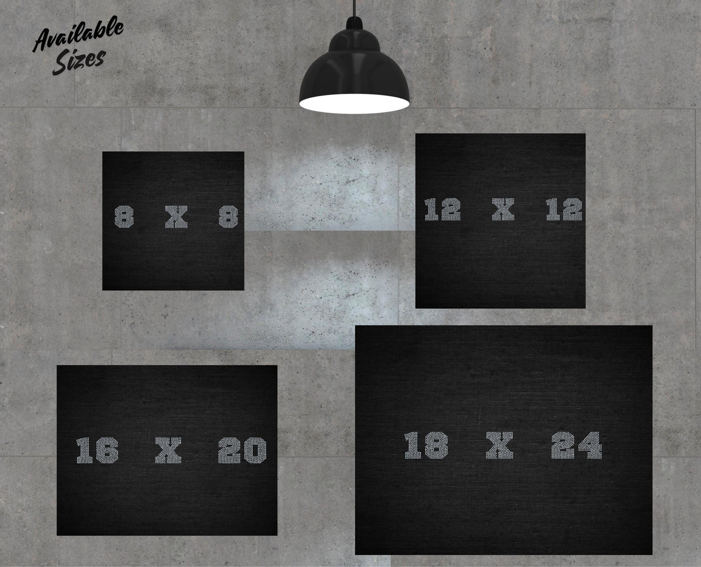 Custom Bling canvas wall art Professional Artist Quality